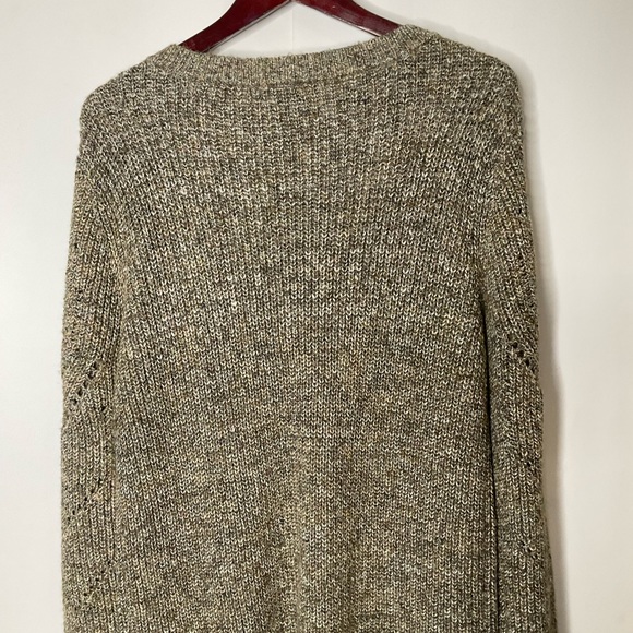 Cabi #4278 The Tunic Dress Fall 2022 Cozy Knit Artichoke Green Grey Dress Size M - Picture 11 of 16